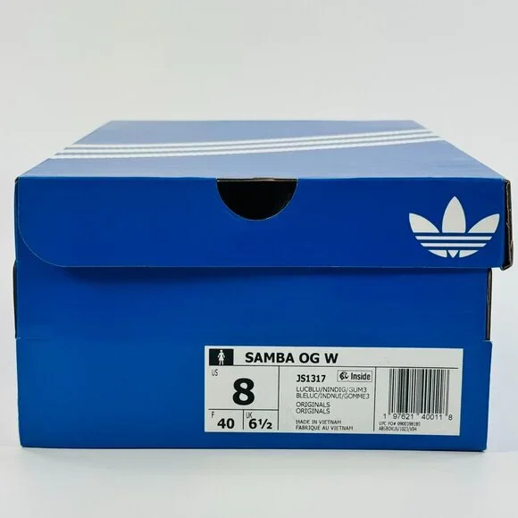 Adidas Women's Samba OG 'Lucid Indigo Pink' JS1317 Multi Size - Picture 12 of 16